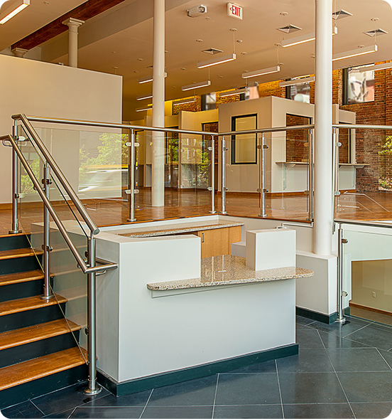 Commercial railing design icon