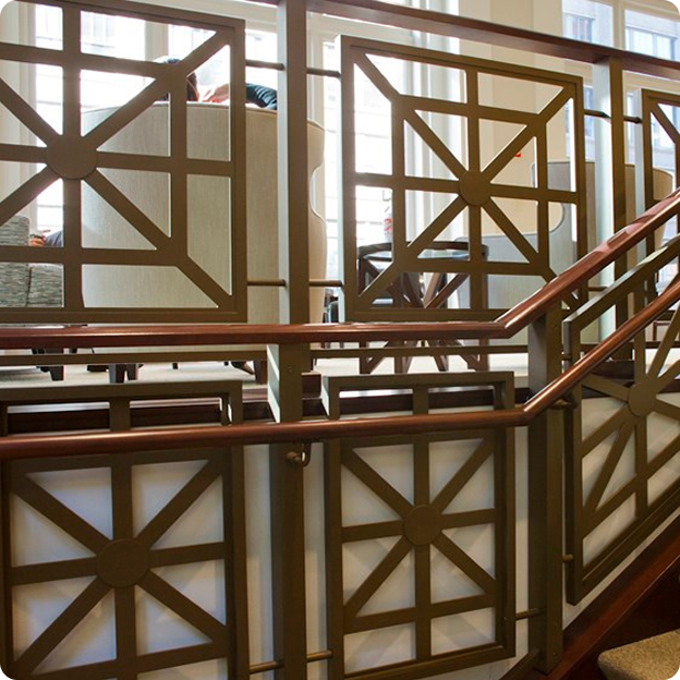 Panel Rail railing system installation by Livers Bronze